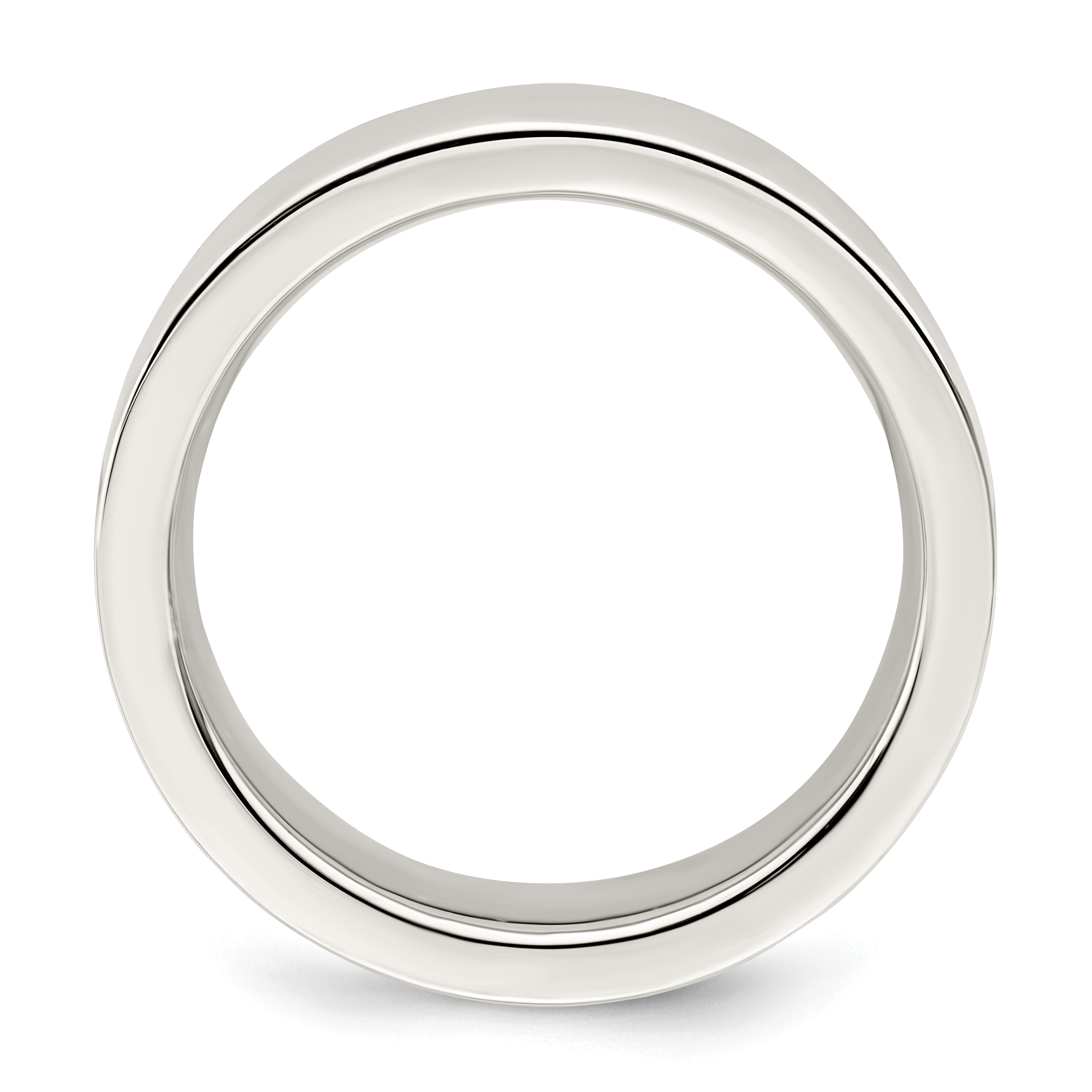 Silver 6mm Comfort Fit Flat Size 9 Band QCFB060 - Bild 2 von 6