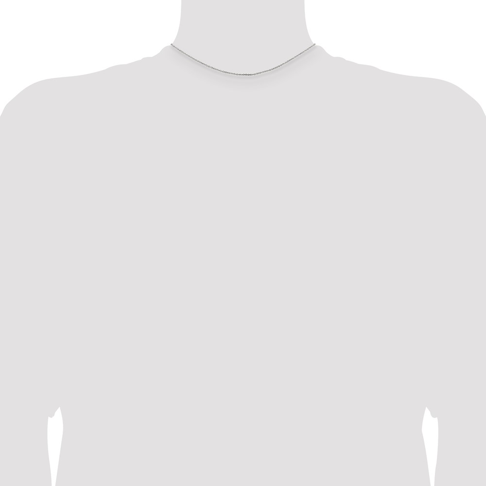 Sterling Silver 1mm Cable Chain (QCL025-14)