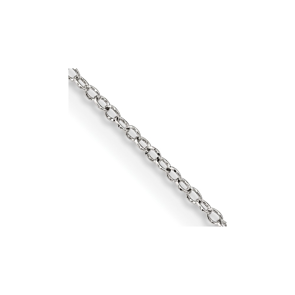 Sterling Silver 1mm Cable Chain (QCL025-14)