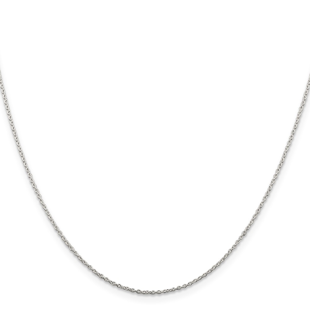 Sterling Silver 1mm Cable Chain (QCL030-30)