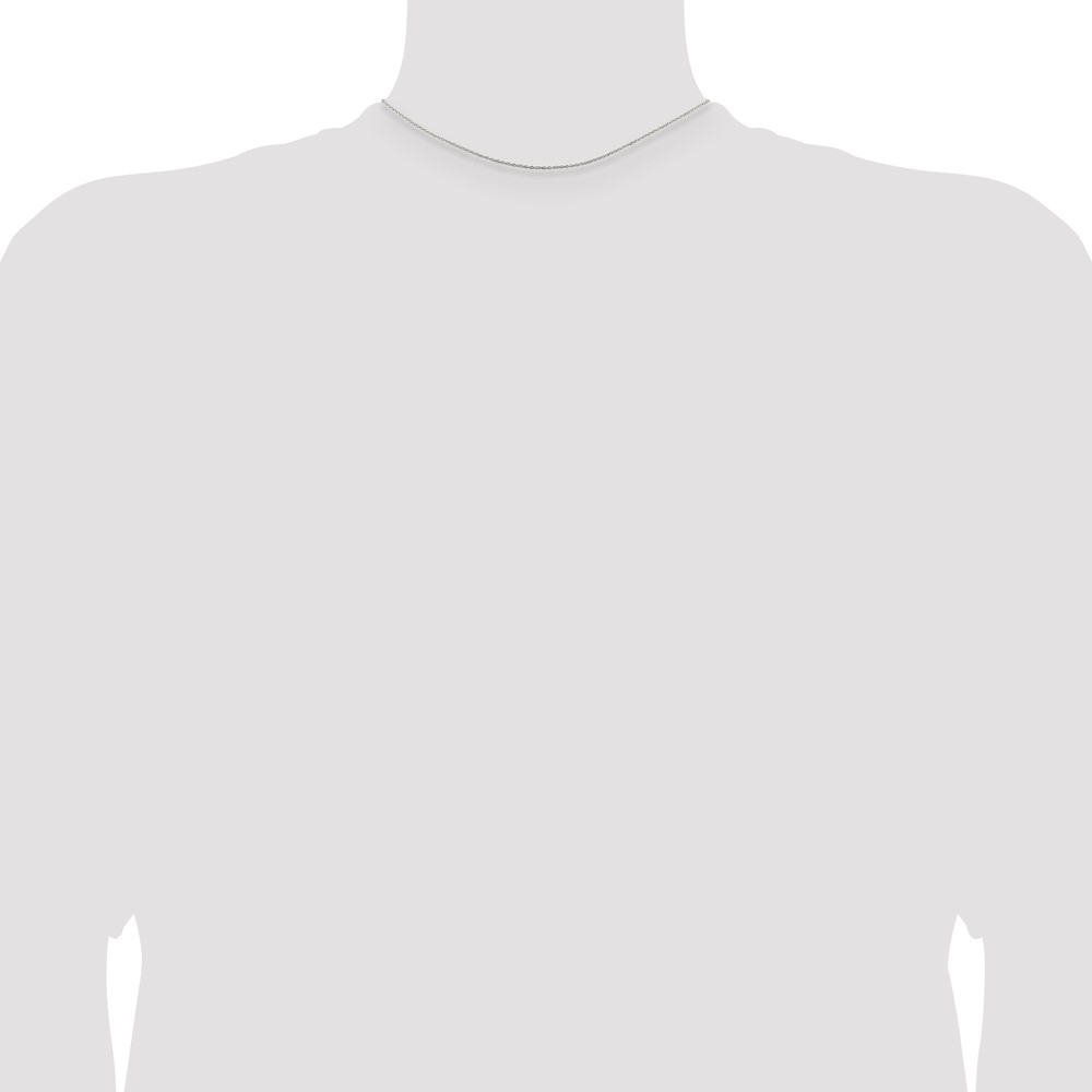 Sterling Silver 1mm Cable Chain (QCL030-14)