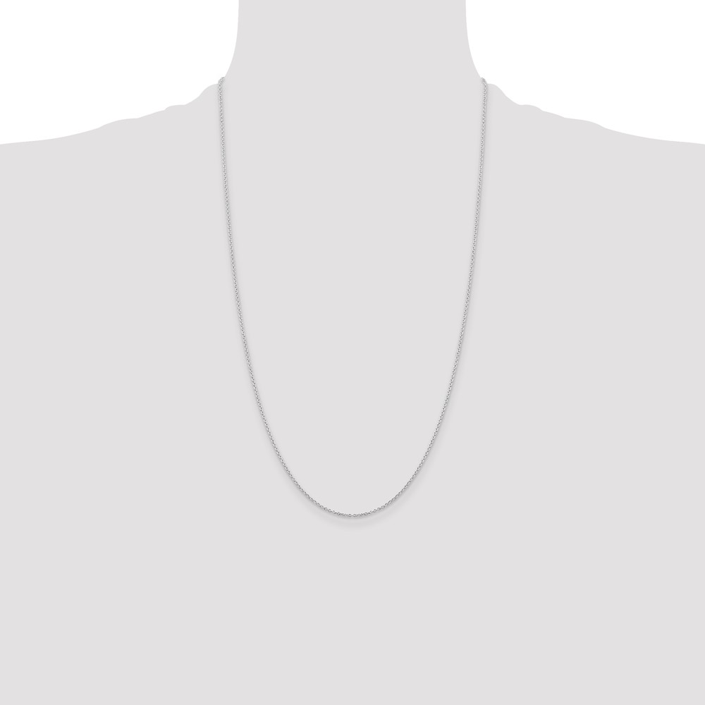 Sterling Silver 1.25mm Cable Chain (QCL035-26)