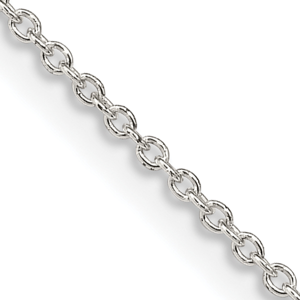 Sterling Silver 1.25mm Cable Chain (QCL035-18)