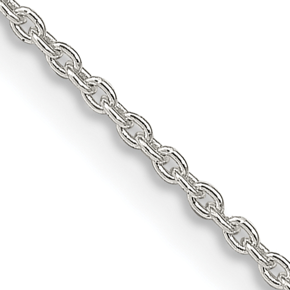 Sterling Silver 1.5mm Cable Chain (QCL040-16)