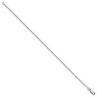 Sterling Silver 1.95mm Cable Chain view 2