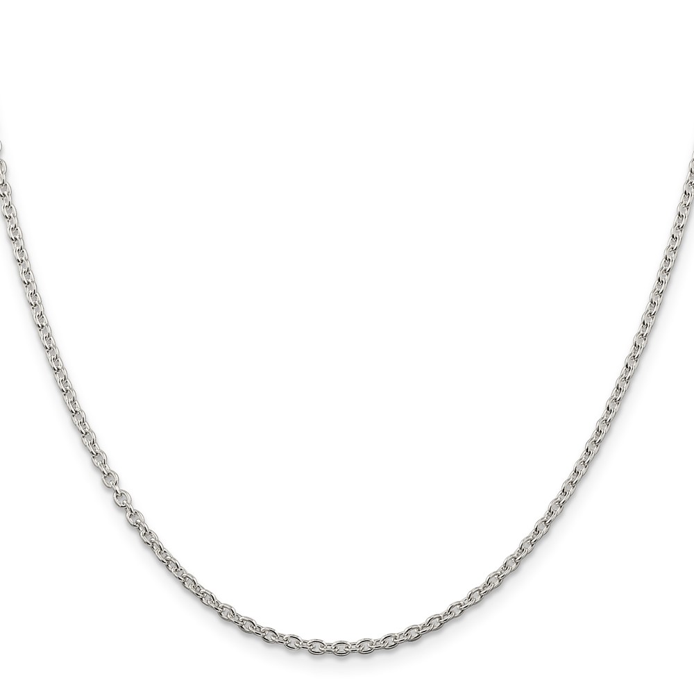Sterling Silver 2.25mm Cable Chain (QCL060-30)