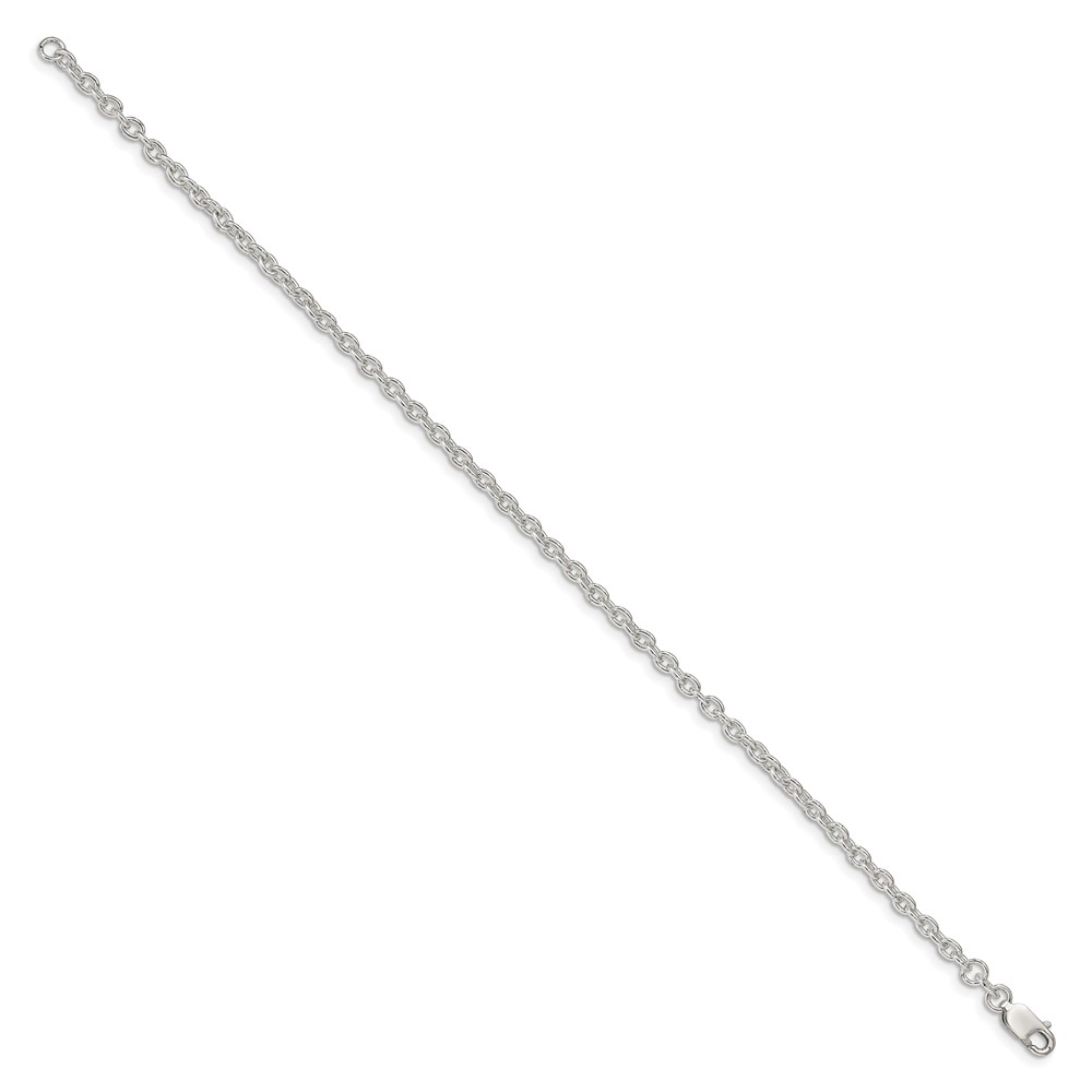 Sterling Silver 2.75mm Cable Chain (QCL080-8)