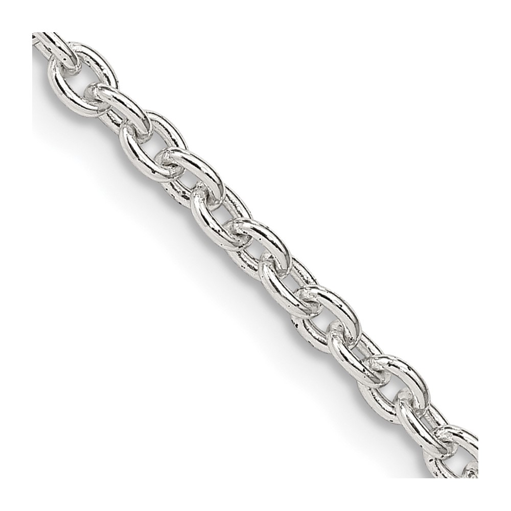 Sterling Silver 2.75mm Cable Chain (QCL080-20)