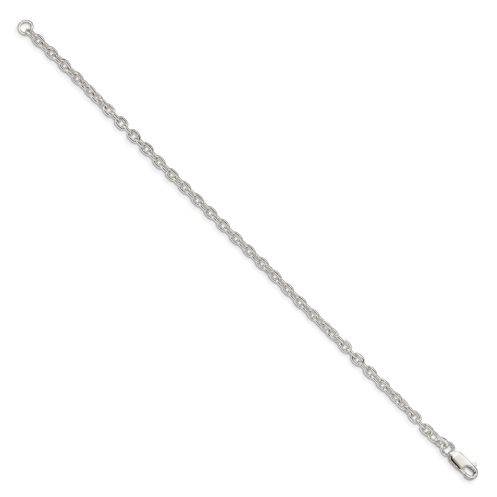 Sterling Silver 3.5mm Cable Chain (QCL100-8)