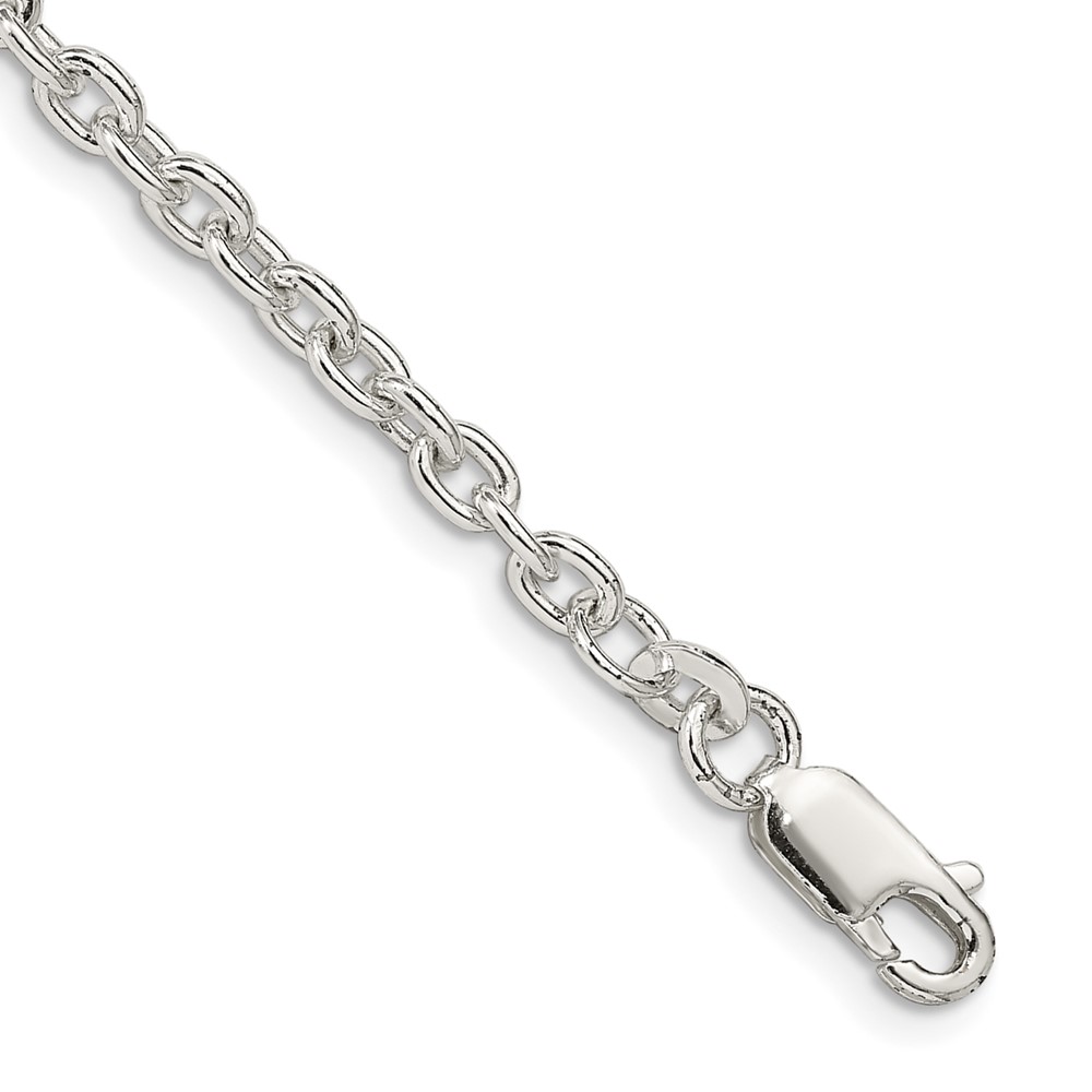 Sterling Silver 3.5mm Cable Chain (QCL100-7)