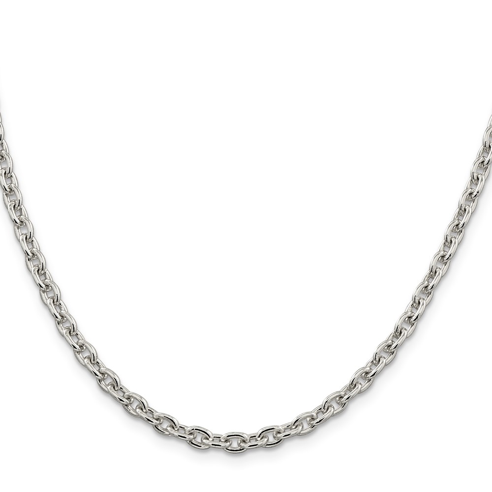 Sterling Silver 4.5mm Cable Chain (QCL120-30)