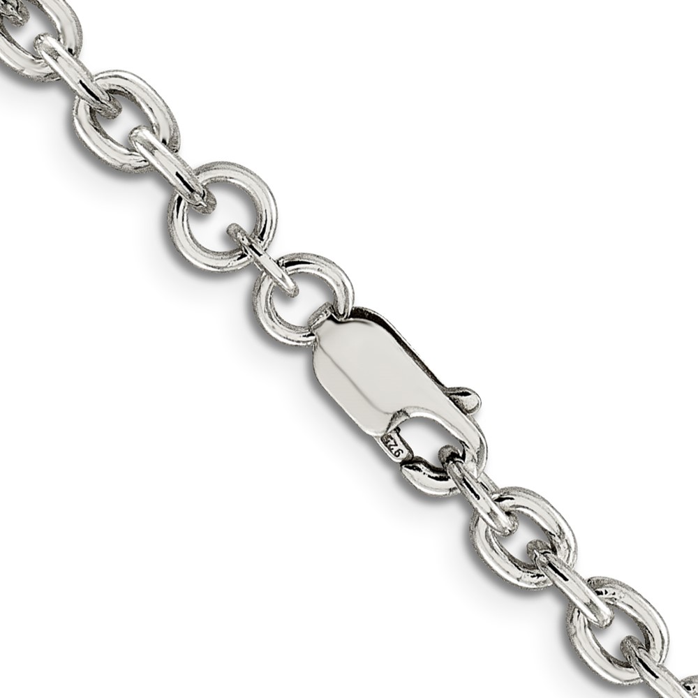 Sterling Silver 4.5mm Cable Chain (QCL120-30)