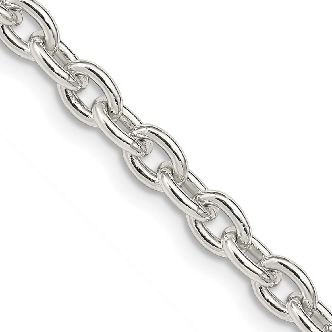 Sterling Silver 4.5mm Cable Chain (QCL120-16)