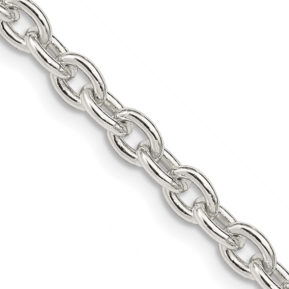 Sterling Silver 4.5mm Cable Chain (QCL120-16)