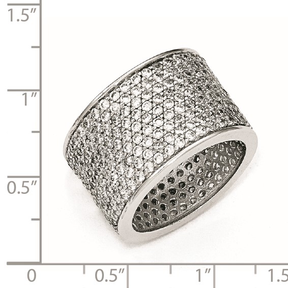 Cheryl M Sterling Silver CZ Ring