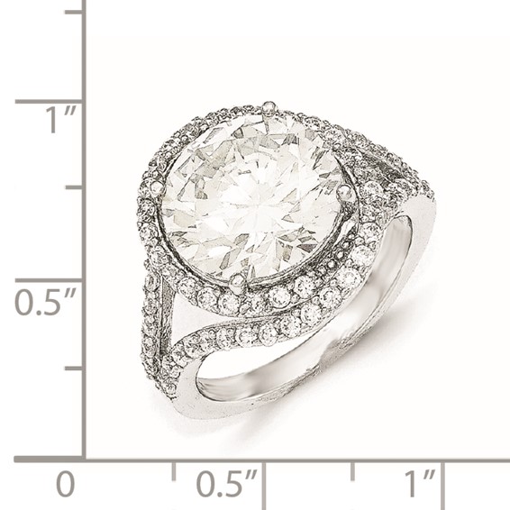 Cheryl M Sterling Silver CZ Ring