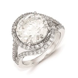 Cheryl M Sterling Silver CZ Ring