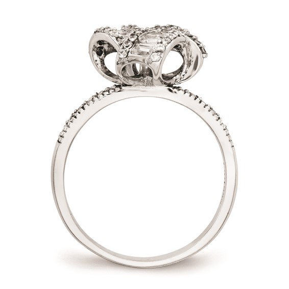 Cheryl M Sterling Silver CZ Ring