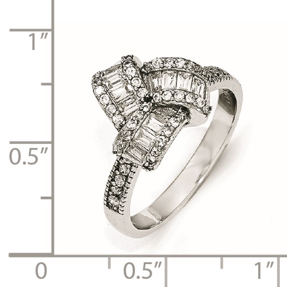 Cheryl M Sterling Silver CZ Ring