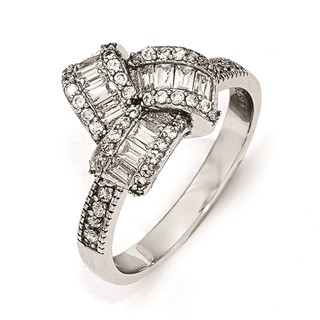 Cheryl M Sterling Silver CZ Ring