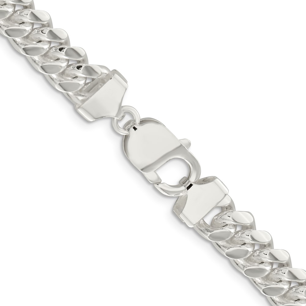Sterling Silver 9mm Polished Domed Curb Chain (QDB250-20)