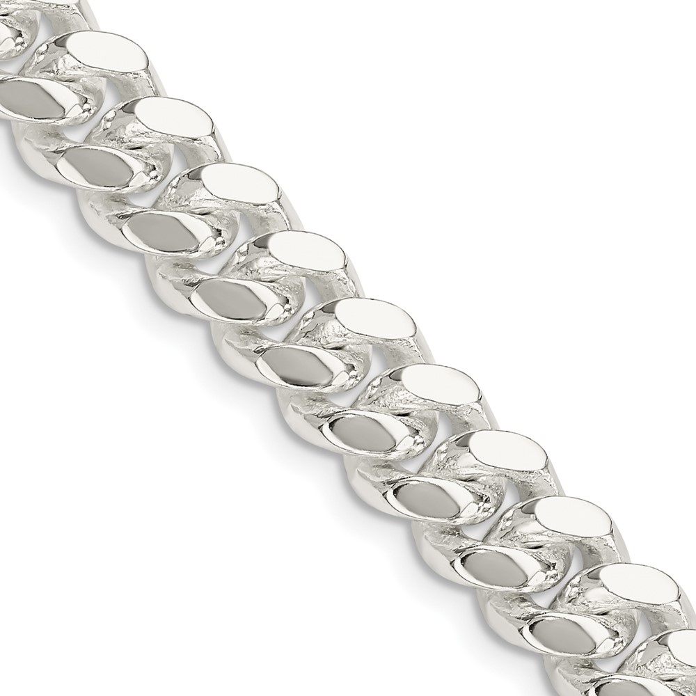 Sterling Silver 9mm Polished Domed Curb Chain (QDB250-20)