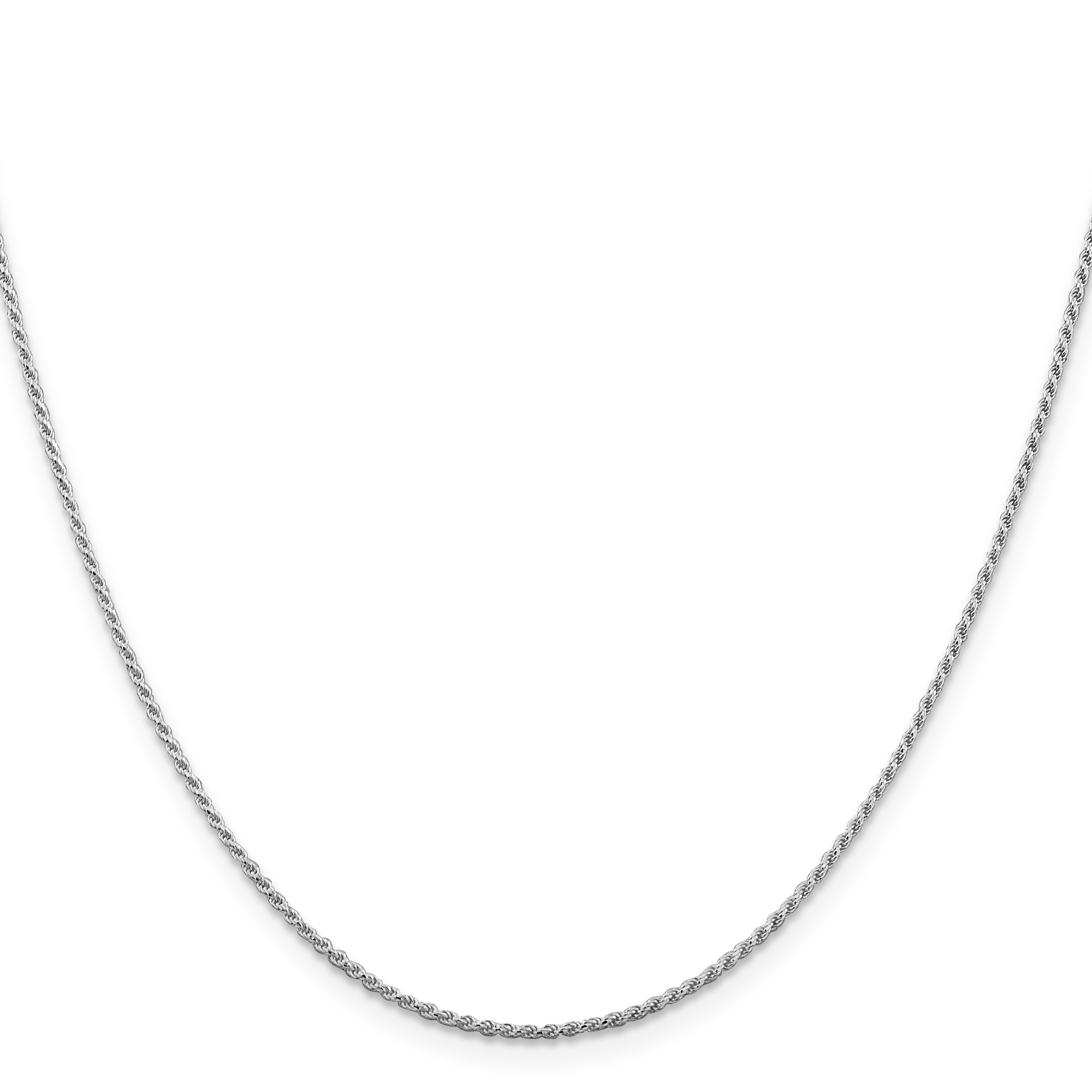 925 Sterling Silver 1.1-2.75mm Rope Chain Necklace 7-36 Inch Mens Womens