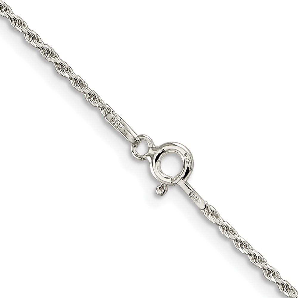 Sterling Silver 1.5mm Diamond-cut Rope Chain (QDC020-14)