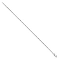 Sterling Silver 1.5mm Diamond-cut Rope Chain view 2