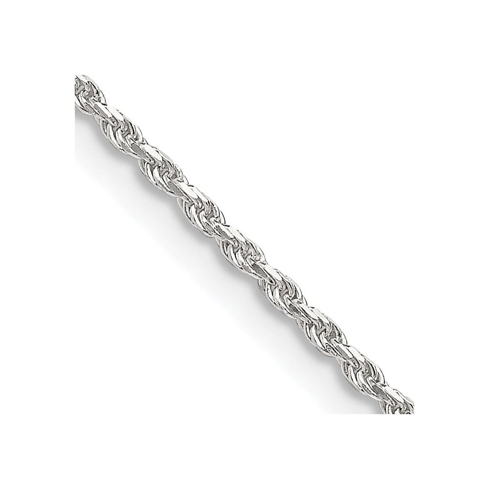 Sterling Silver 1.5mm Diamond-cut Rope Chain (QDC020-14)