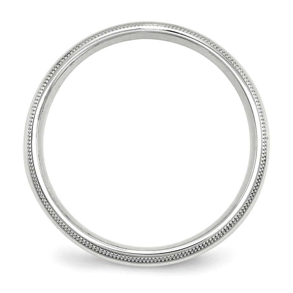 Sterling Silver 5mm Comfort Fit Double Milgrain Size 11 Band (QDMC050-11)