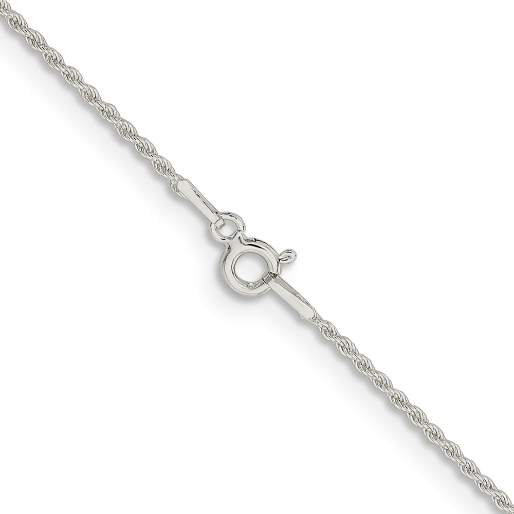 Sterling Silver 1.3mm Solid Rope Chain (QDR025-30)