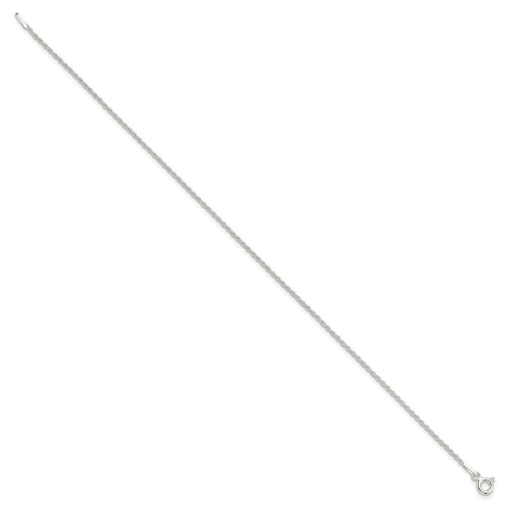 Sterling Silver 1.3mm Solid Rope Chain (QDR025-7)