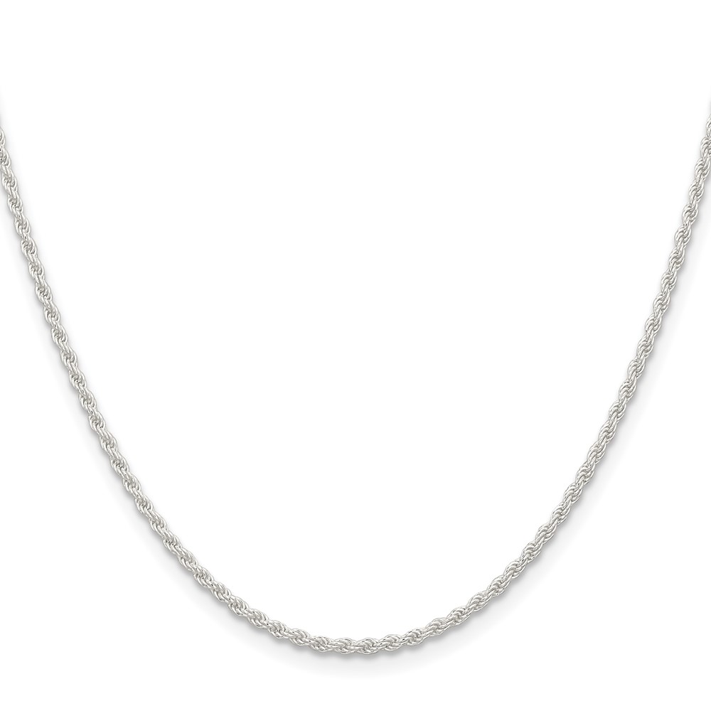 Sterling Silver 1.8mm Solid Rope Chain (QDR035-20)