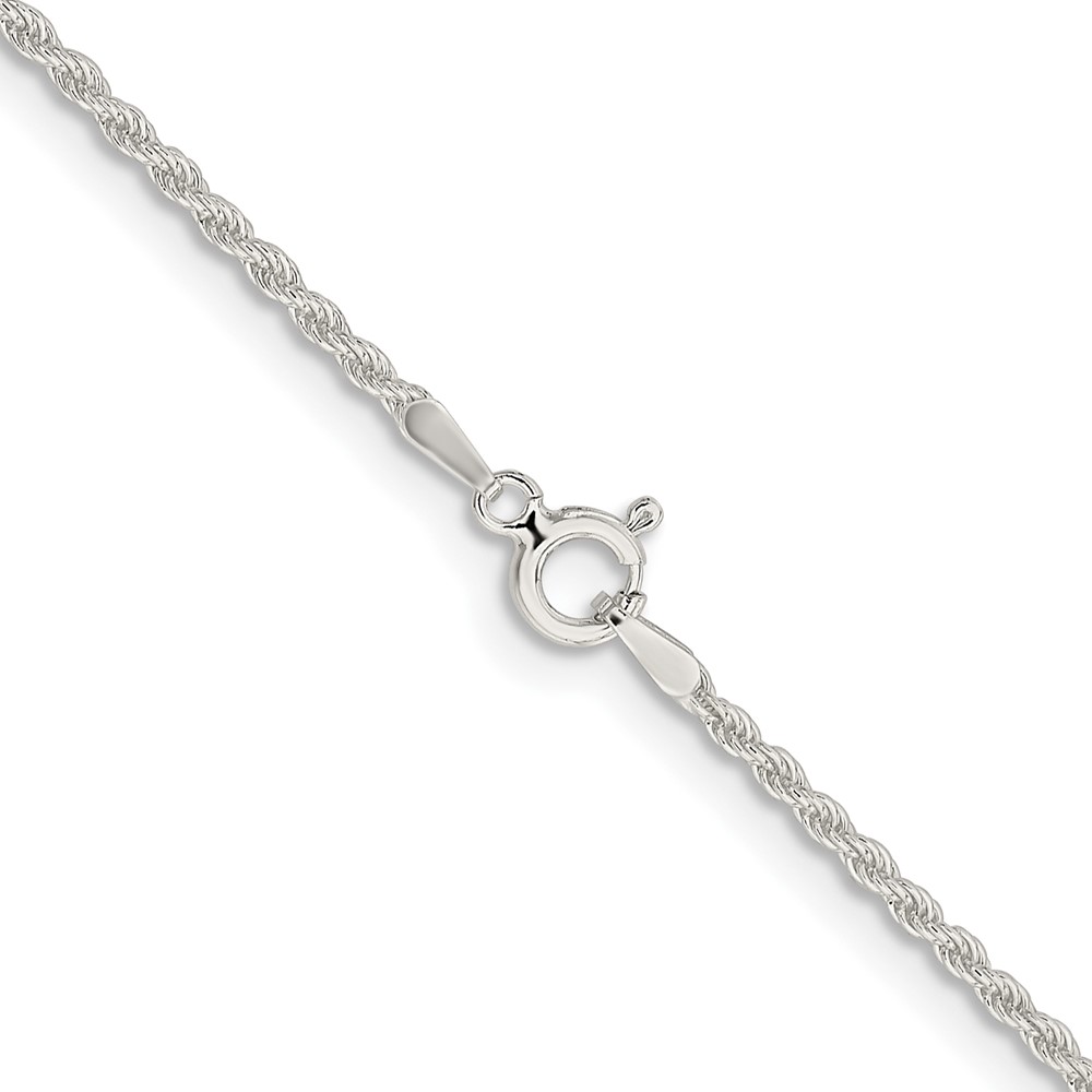 Sterling Silver 1.8mm Solid Rope Chain (QDR035-20)
