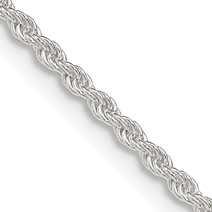 Sterling Silver 1.8mm Solid Rope Chain (QDR035-20)