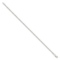 Sterling Silver 2.3mm Solid Rope Chain view 2