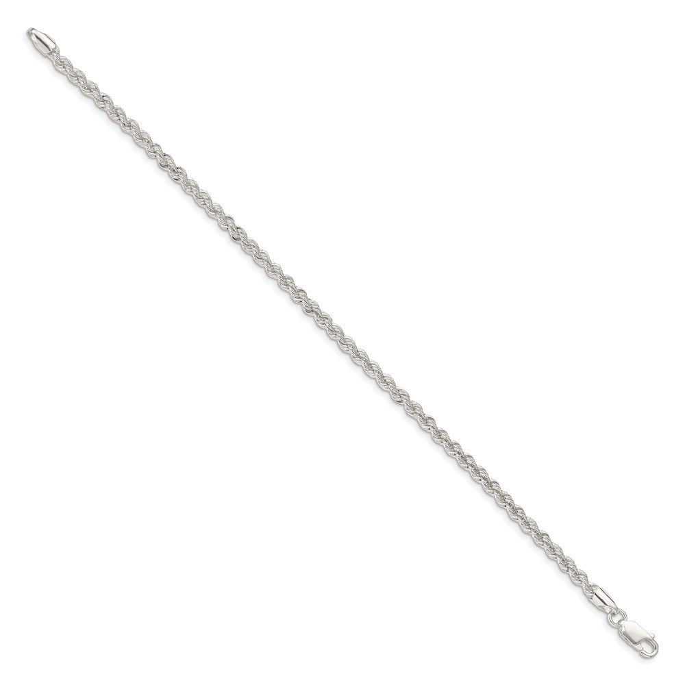 Sterling Silver 3mm Solid Rope Chain (QDR060-7)
