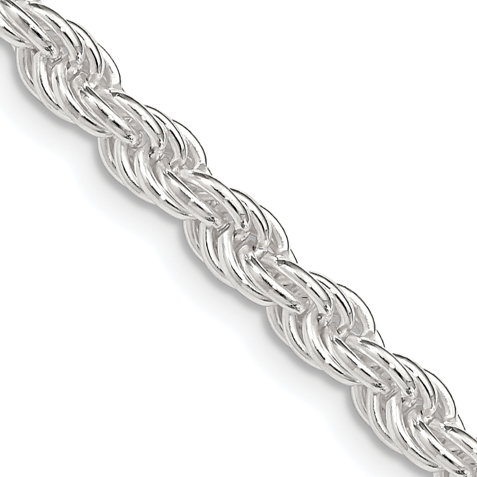 Sterling Silver 4.5mm Solid Rope Chain (QDR090-18)
