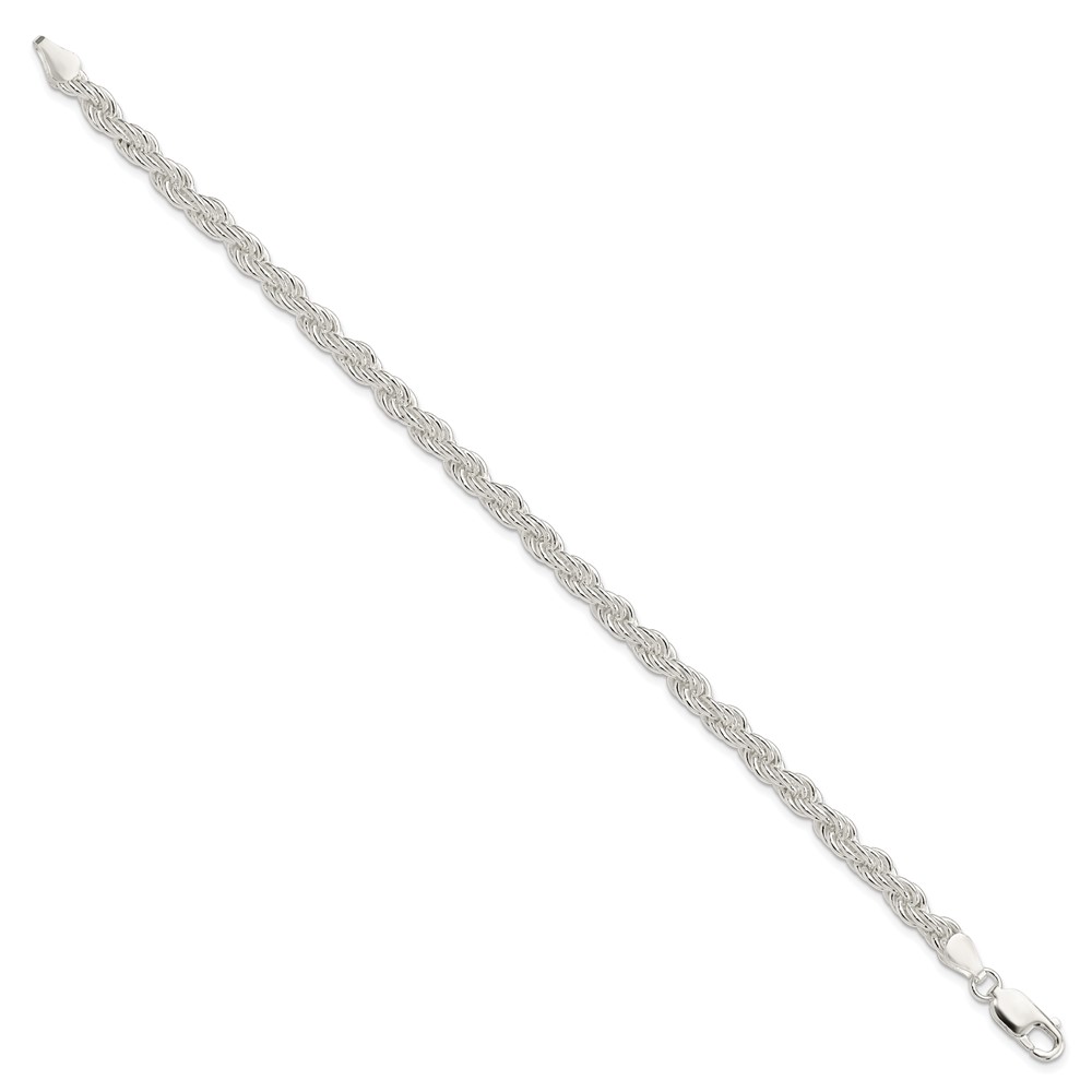 Sterling Silver 5mm Solid Rope Chain (QDR100-7)