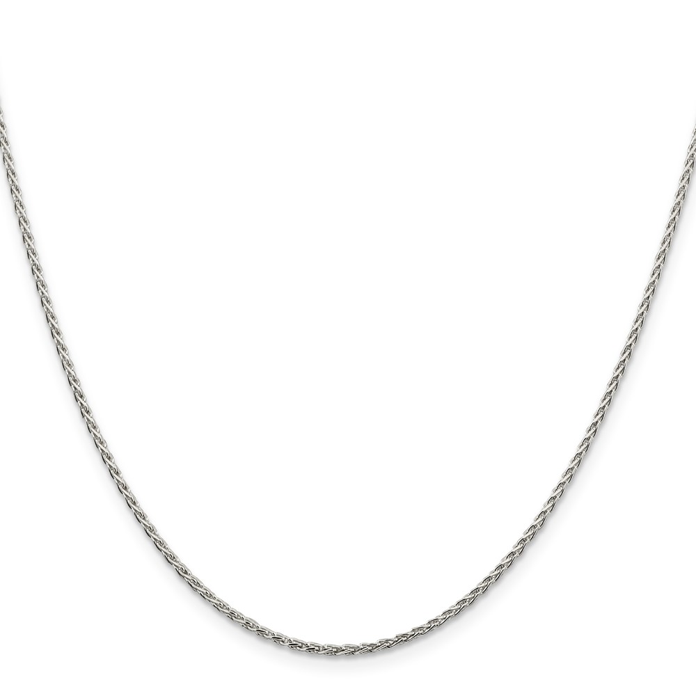 Sterling Silver 1.5mm Diamond-cut Spiga Chain (QDS045-30)