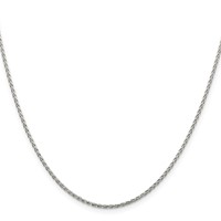 Sterling Silver 1.5mm Diamond-cut Spiga Chain view 2