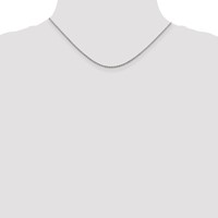 Sterling Silver 1.5mm Diamond-cut Spiga Chain view 4