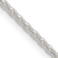 Sterling Silver 1.5mm Diamond-cut Spiga Chain view 1