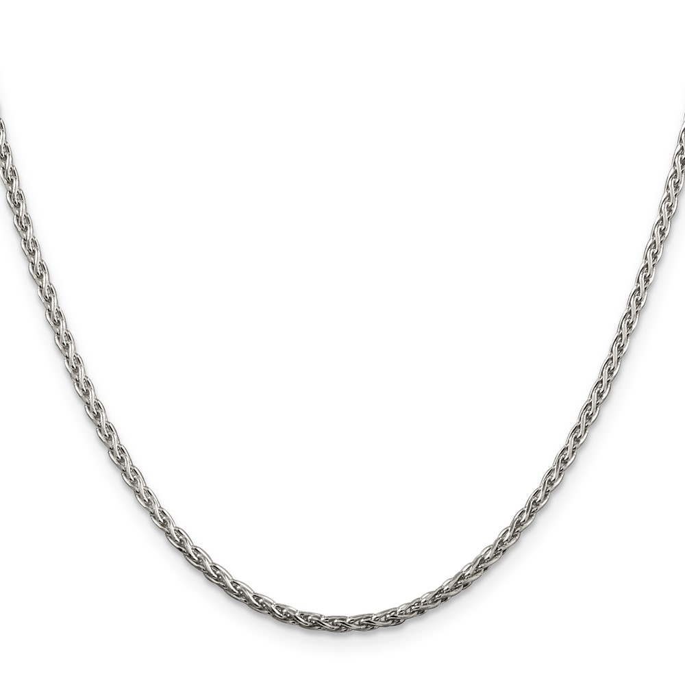 Sterling Silver 2mm Diamond-cut Spiga Chain (QDS060-24)