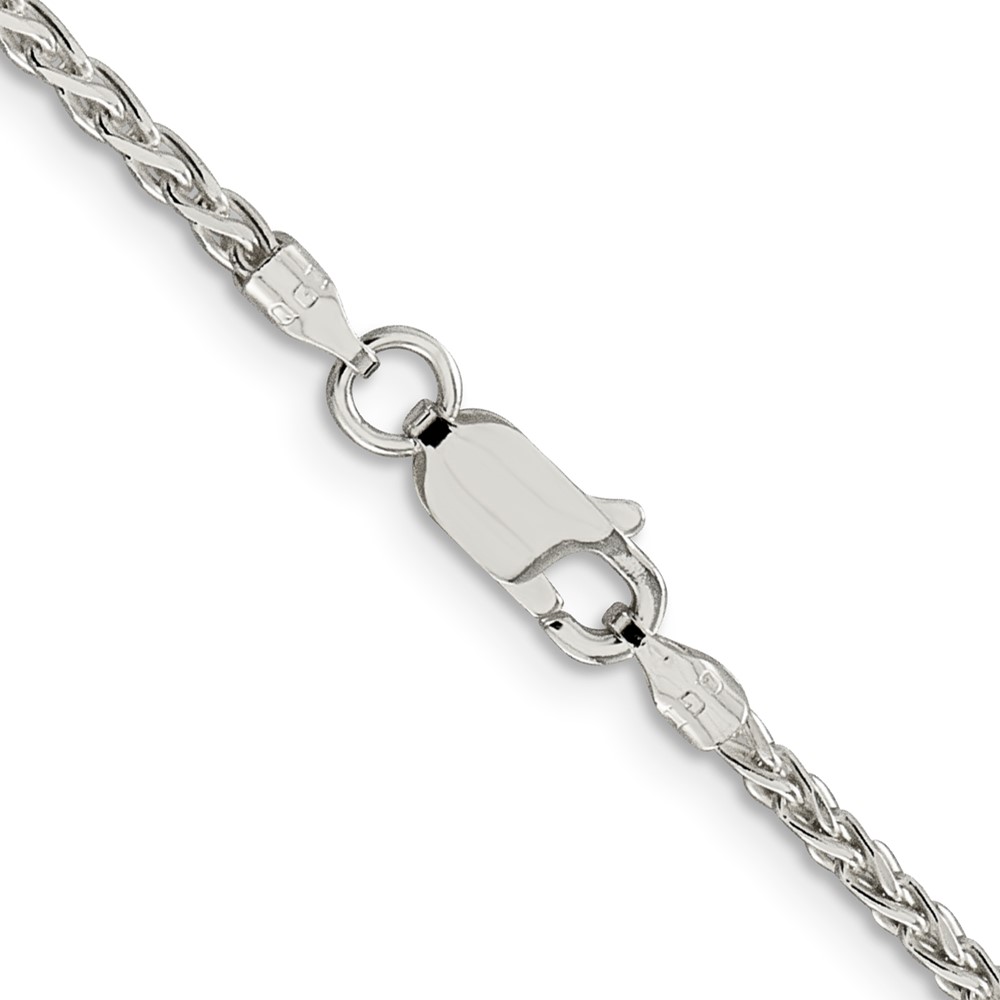 Sterling Silver 2mm Diamond-cut Spiga Chain (QDS060-24)