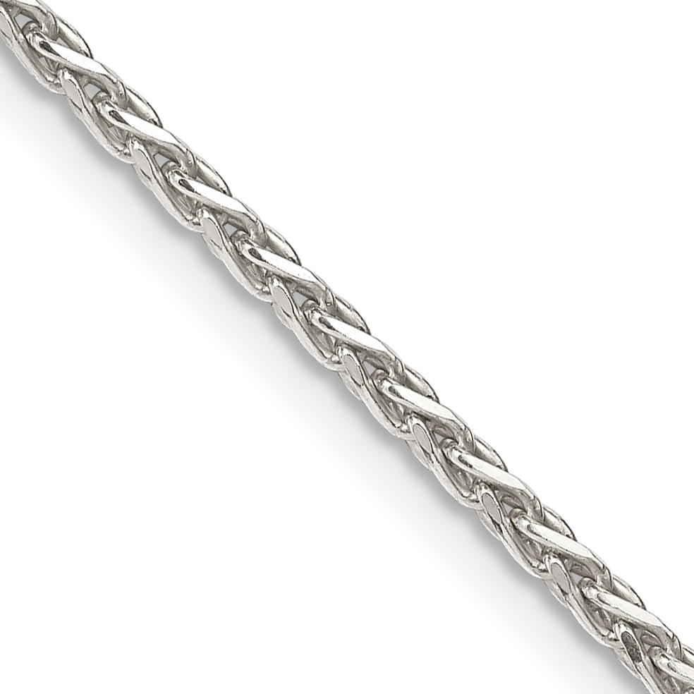 Sterling Silver 2mm Diamond-cut Spiga Chain (QDS060-16)