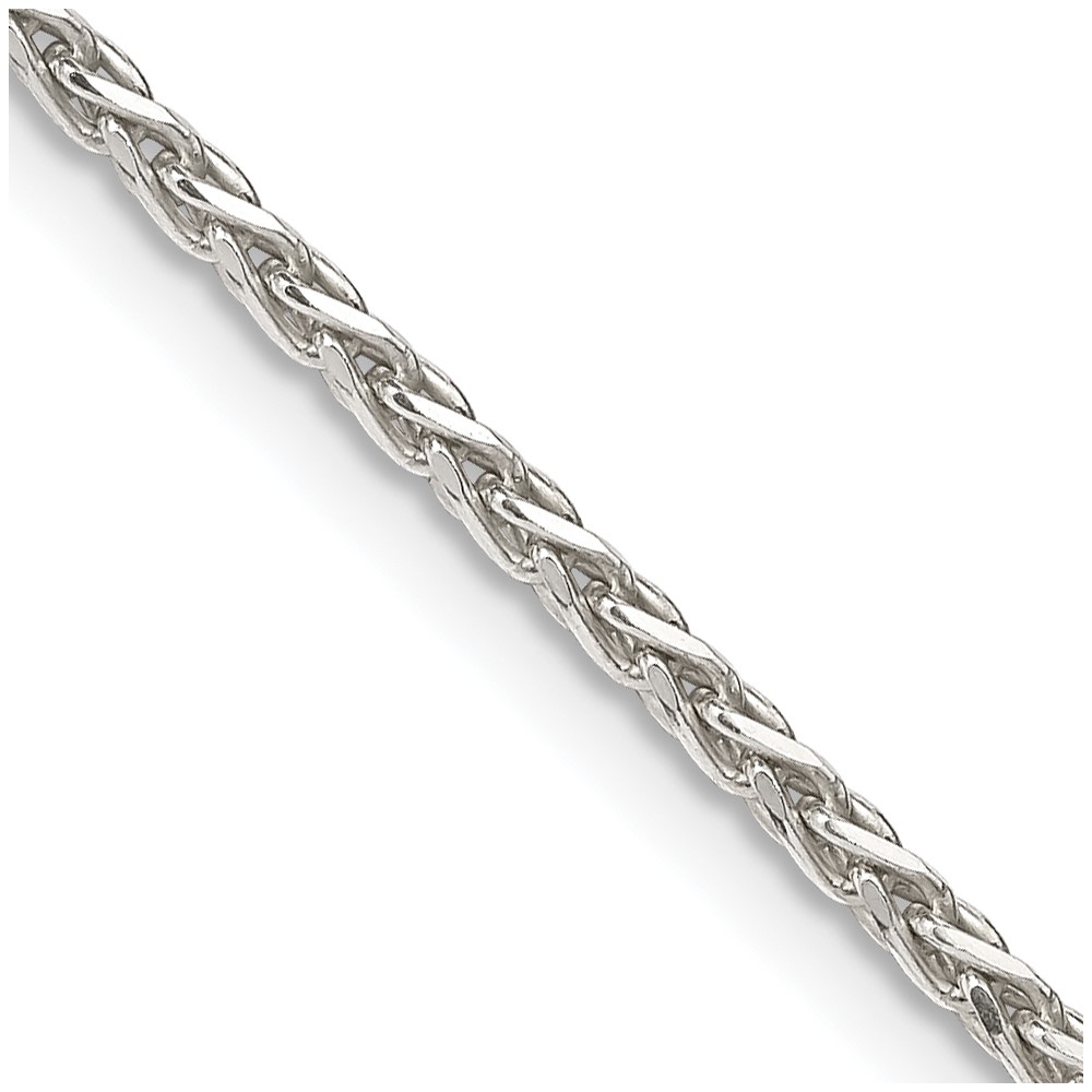 Sterling Silver 2mm Diamond-cut Spiga Chain (QDS060-16)