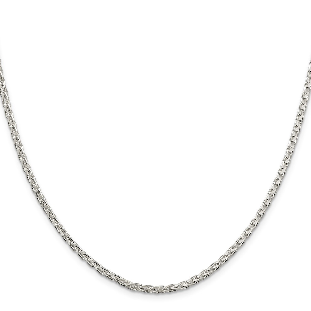 Sterling Silver 2.75mm Diamond-cut Spiga Chain (QDS080-26)