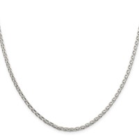 Sterling Silver 2.75mm Diamond-cut Spiga Chain view 2